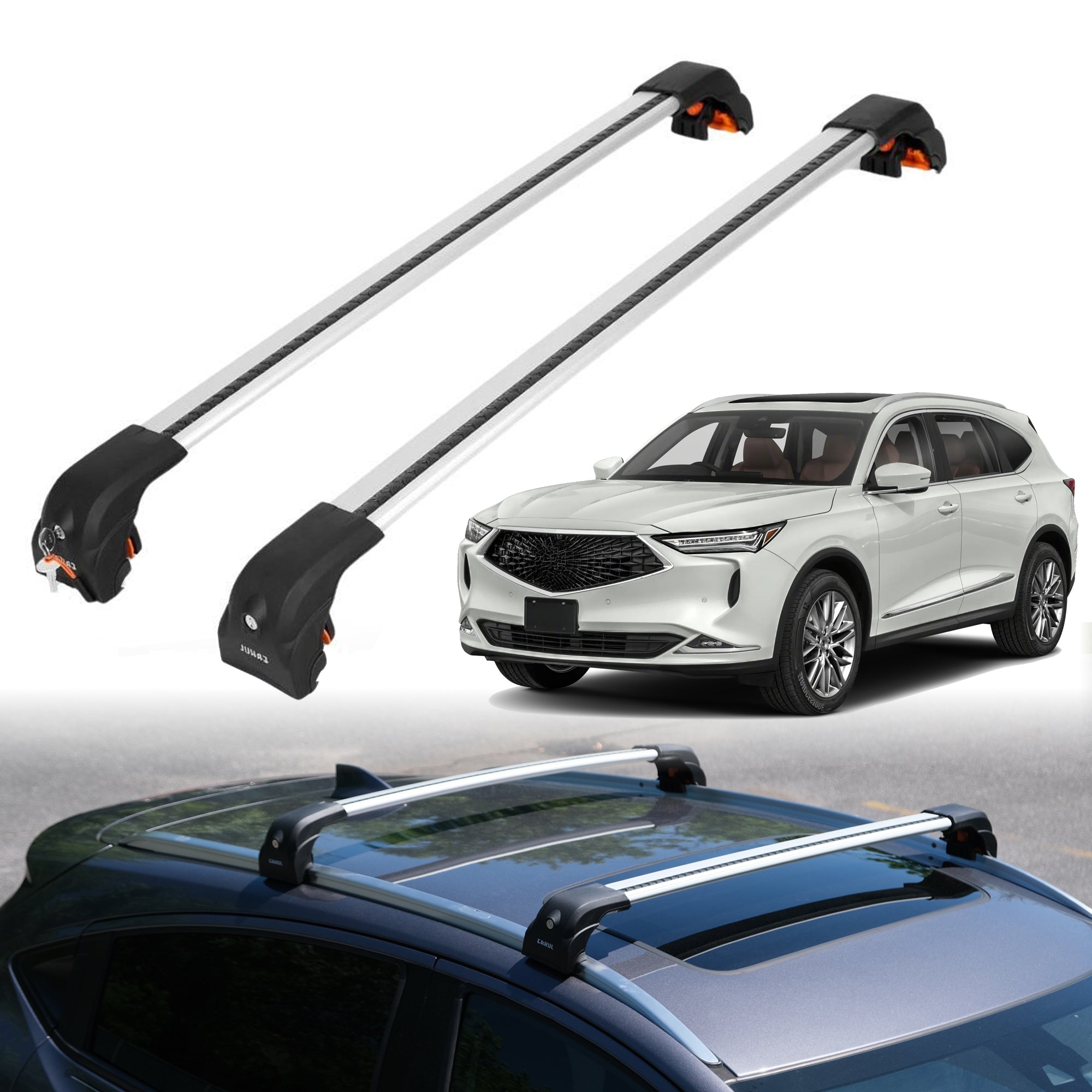 ERKUL Roof Rack Crossbars For ACURA MDX 2022-2026