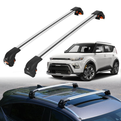 ERKUL Roof Rack Crossbars For KIA SOUL 2020-2026