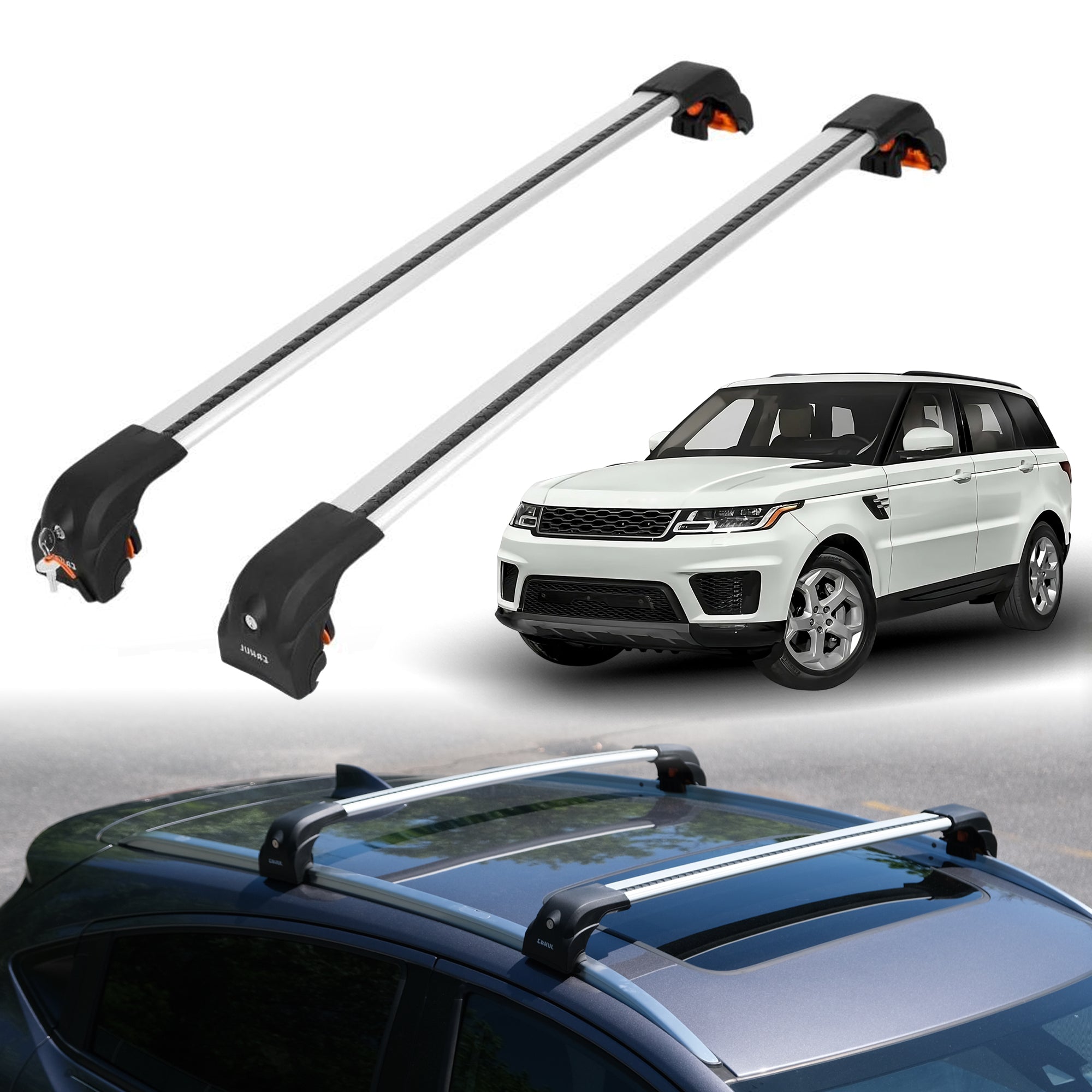 ERKUL Roof Rack Crossbars For LAND ROVER RANGE ROVER SPORT 2014-2022