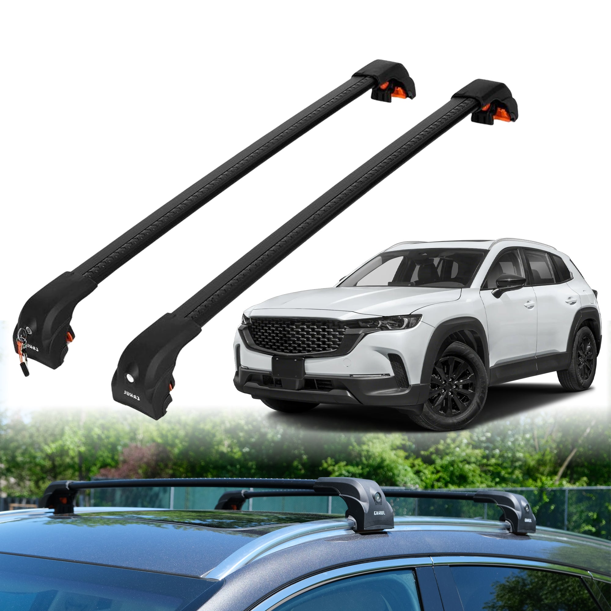 ERKUL Roof Rack Crossbars For MAZDA CX-50 2023-2026