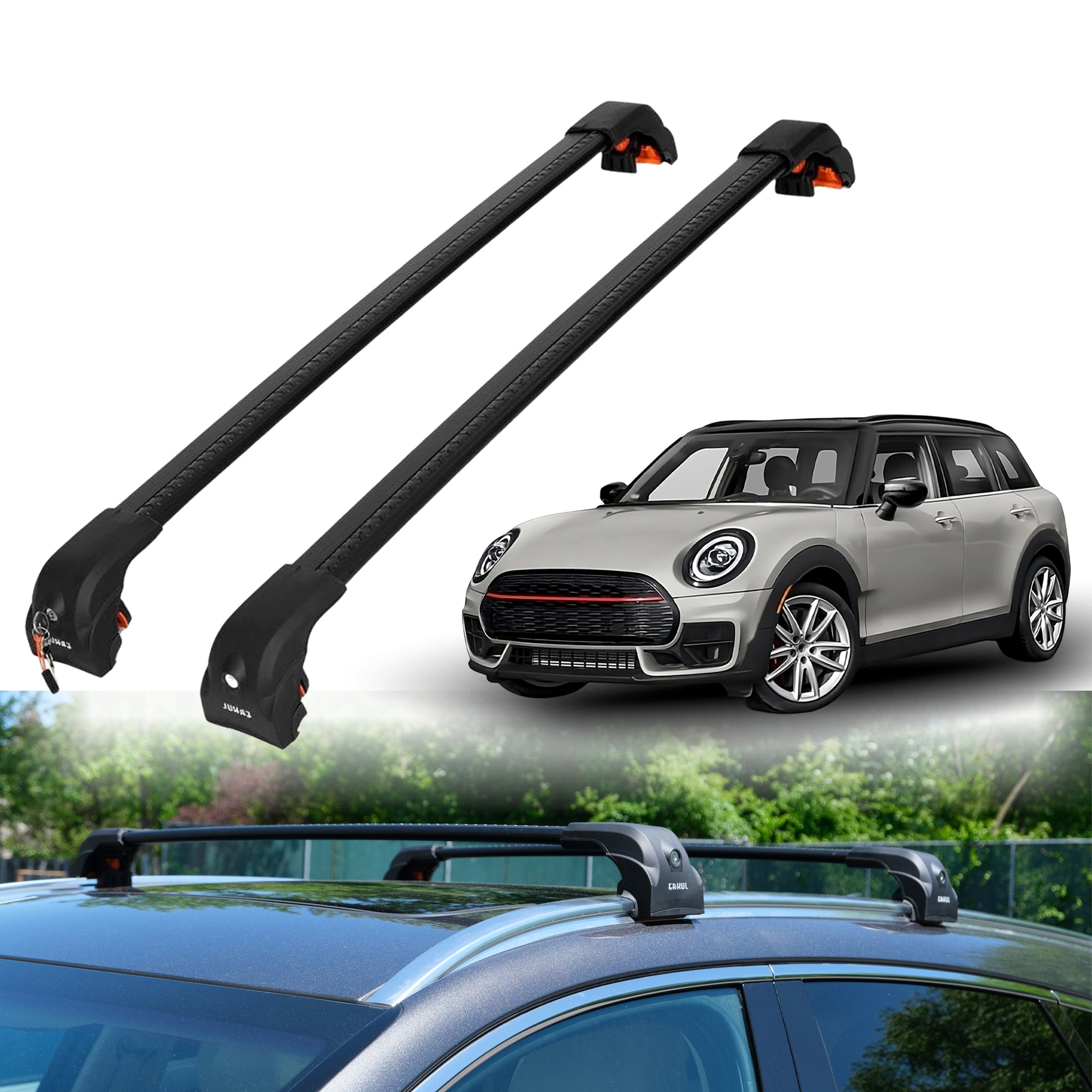 ERKUL Roof Rack Crossbars For MINI COOPER CLUBMAN 2016-2024