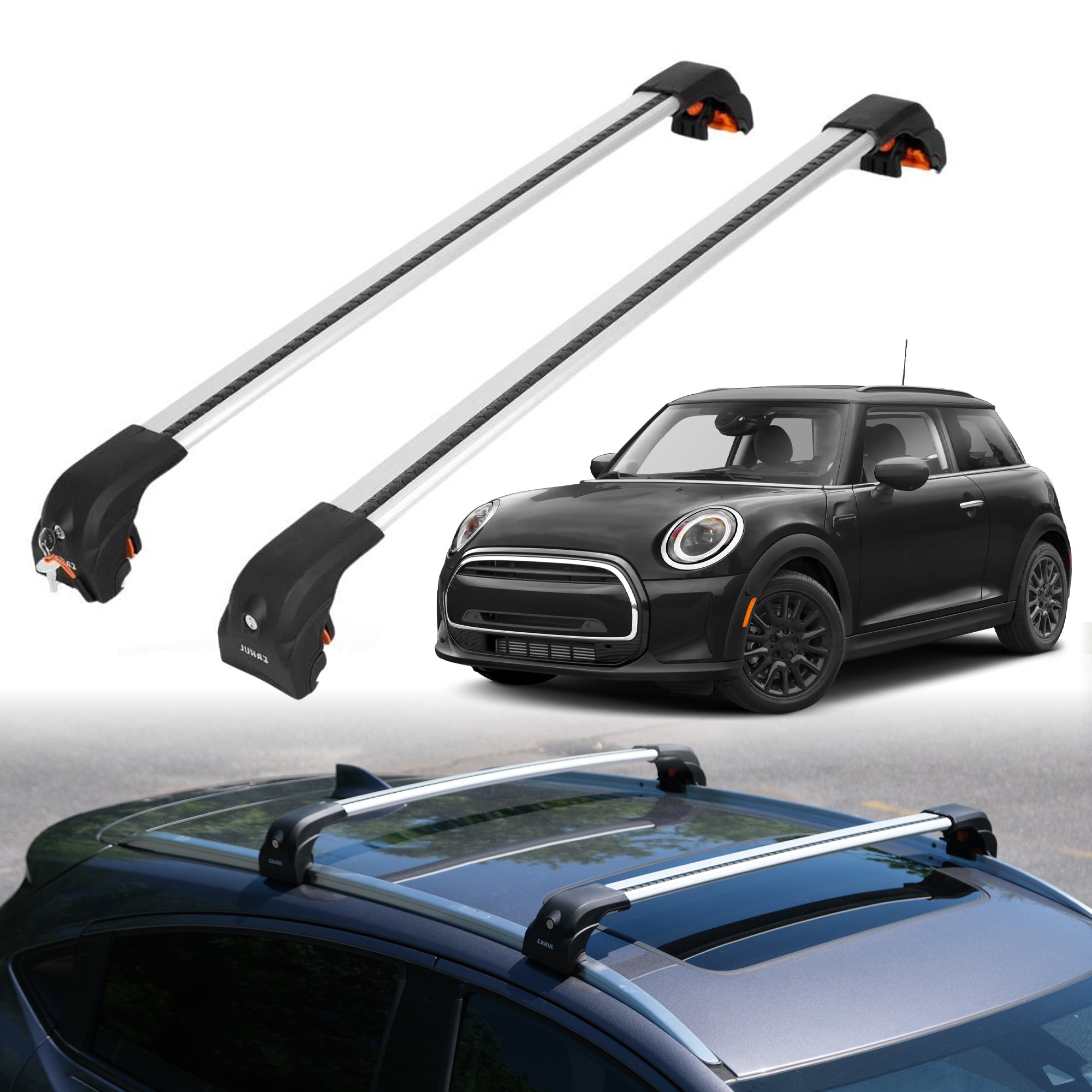 ERKUL Roof Rack Crossbars For MINI COOPER HARDTOP 2014-2026