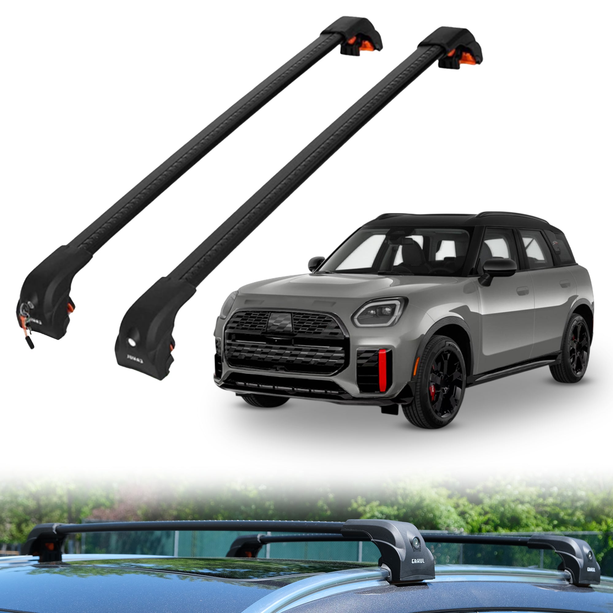 ERKUL Roof Rack Crossbars For MINI COOPER COUNTRYMAN 2025-2026