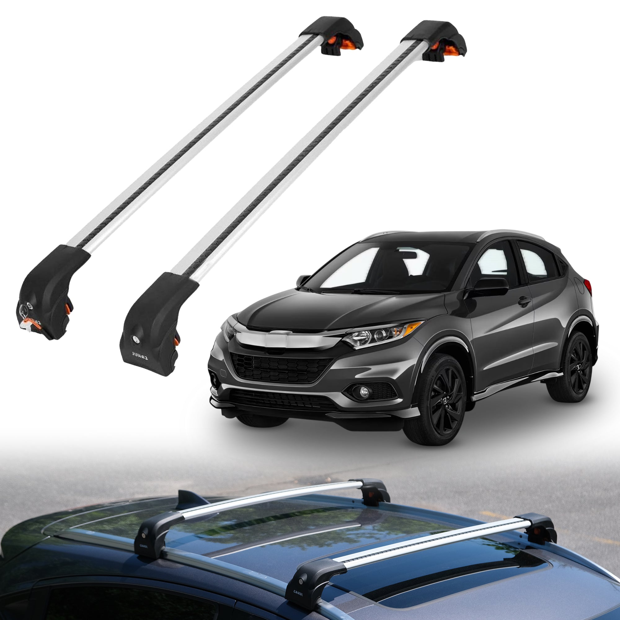 ERKUL Roof Rack Crossbars For HONDA HR-V 2016-2022