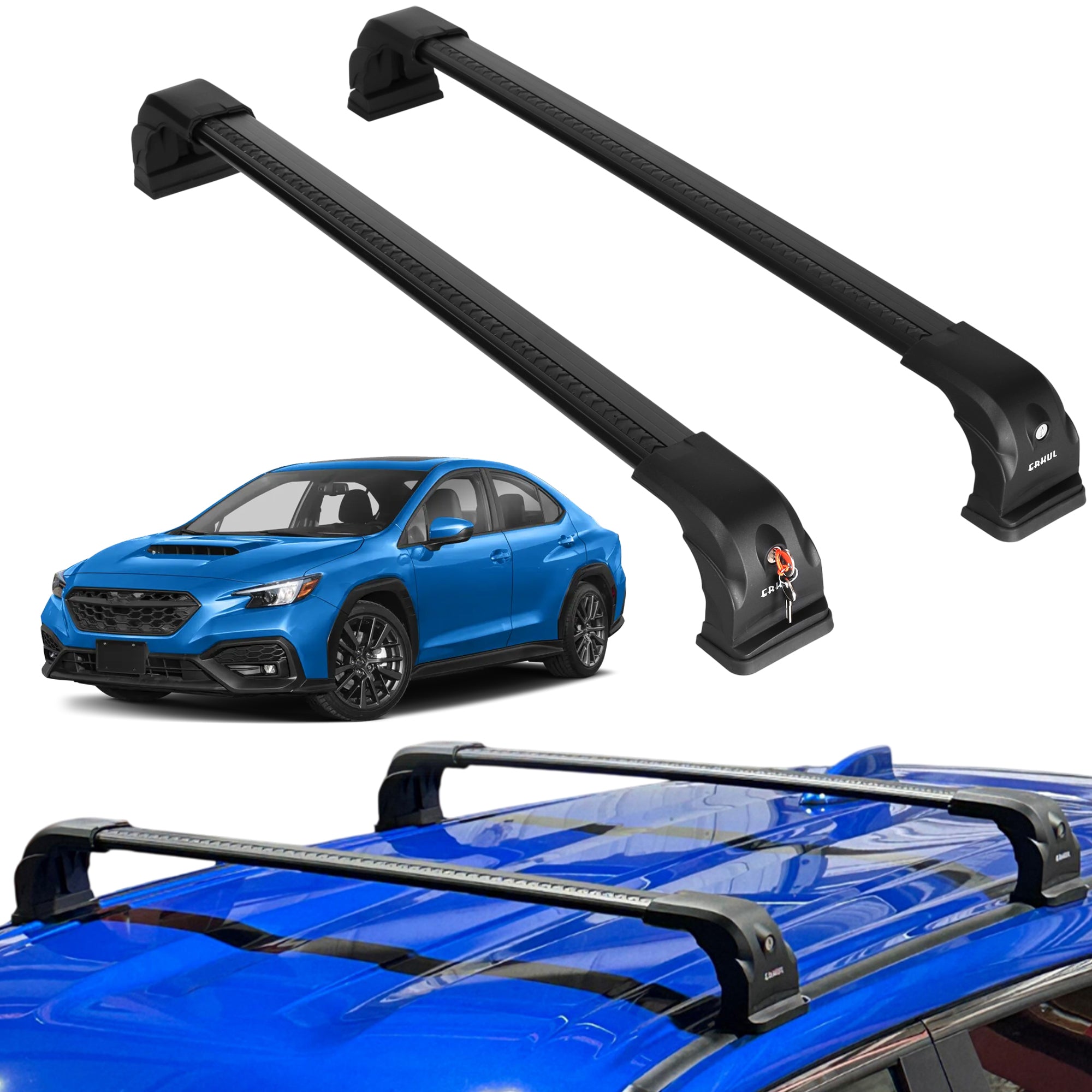ERKUL Roof Rack Crossbars For SUBARU WRX 2022-2026