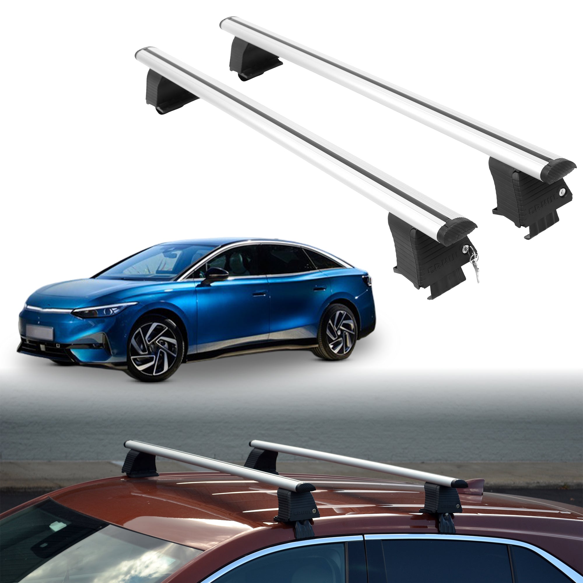 ERKUL Roof Rack Crossbars For VOLKSWAGEN ID.7 2025
