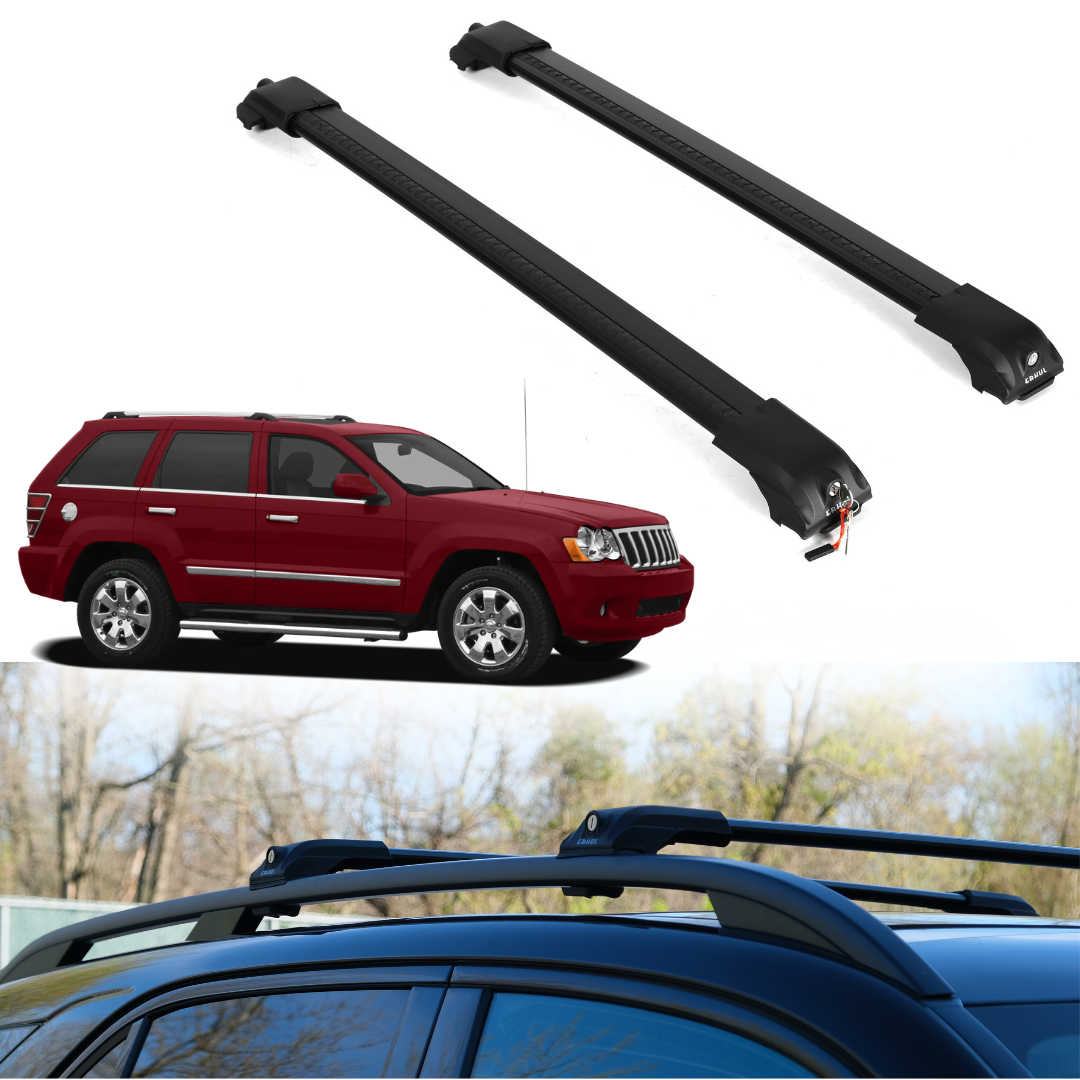ERKUL Roof Rack Crossbars For JEEP GRAND CHEROKEE 2005-2010