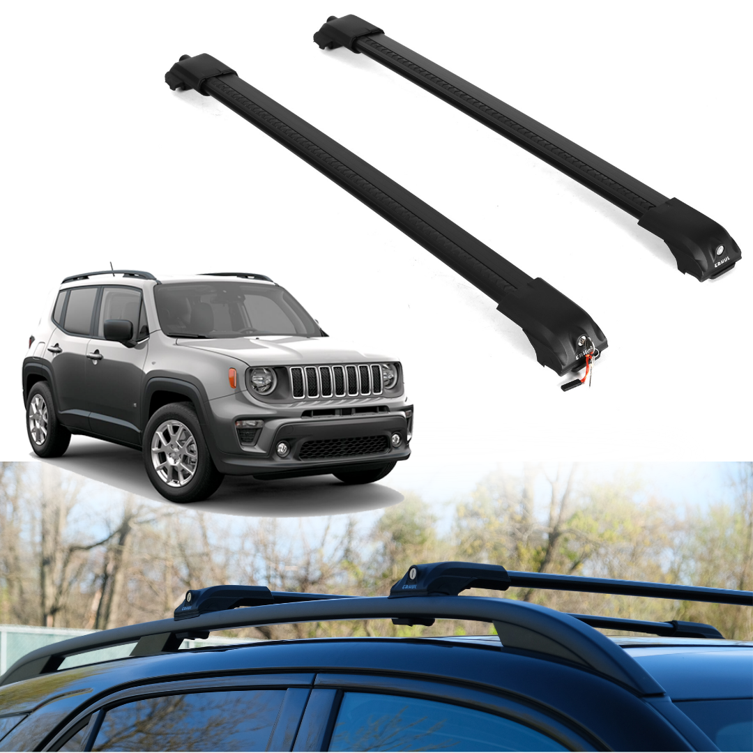 ERKUL Roof Rack Crossbars For JEEP RENEGADE 2015-2023