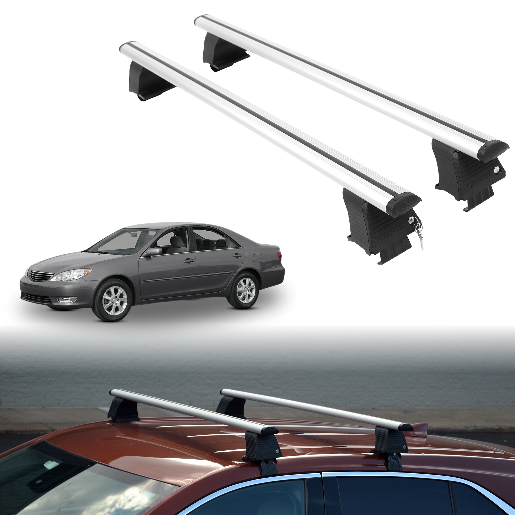 ERKUL Roof Rack Crossbars For TOYOTA CAMRY 2002-2006