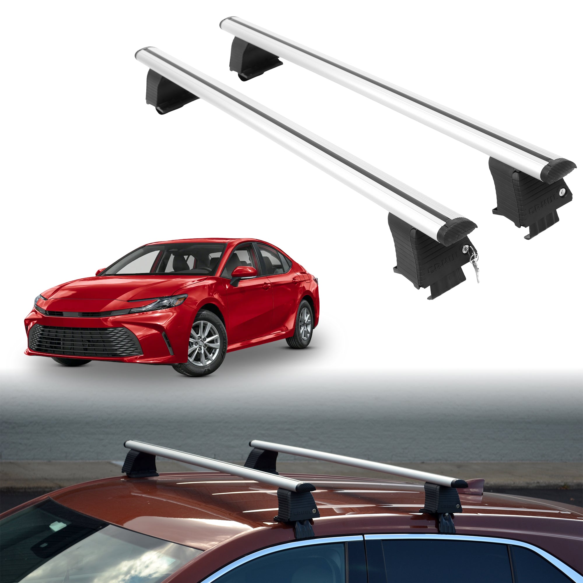 ERKUL Roof Rack Crossbars For TOYOTA CAMRY 2025-2026