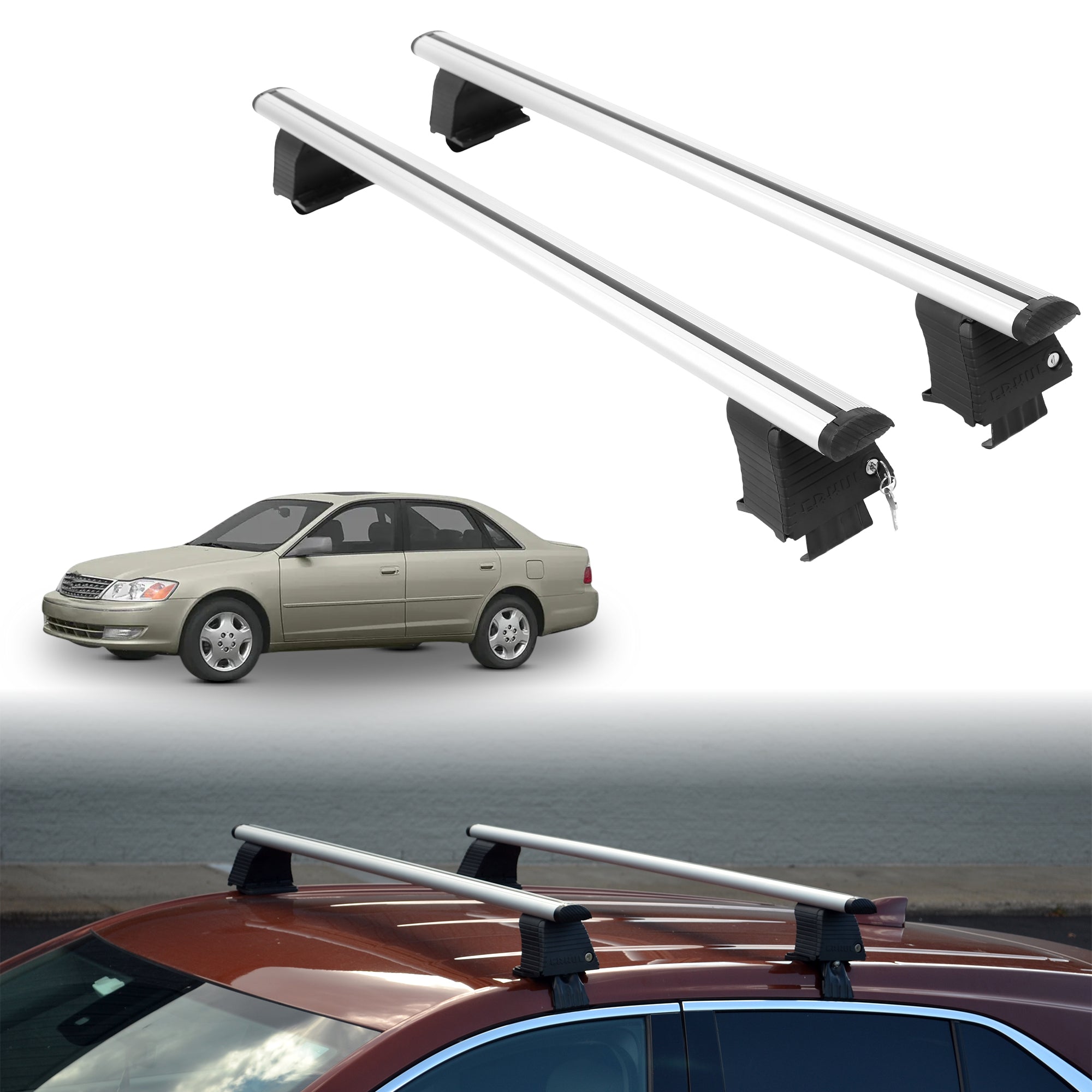 ERKUL Roof Rack Crossbars For TOYOTA AVALON 2000-2004