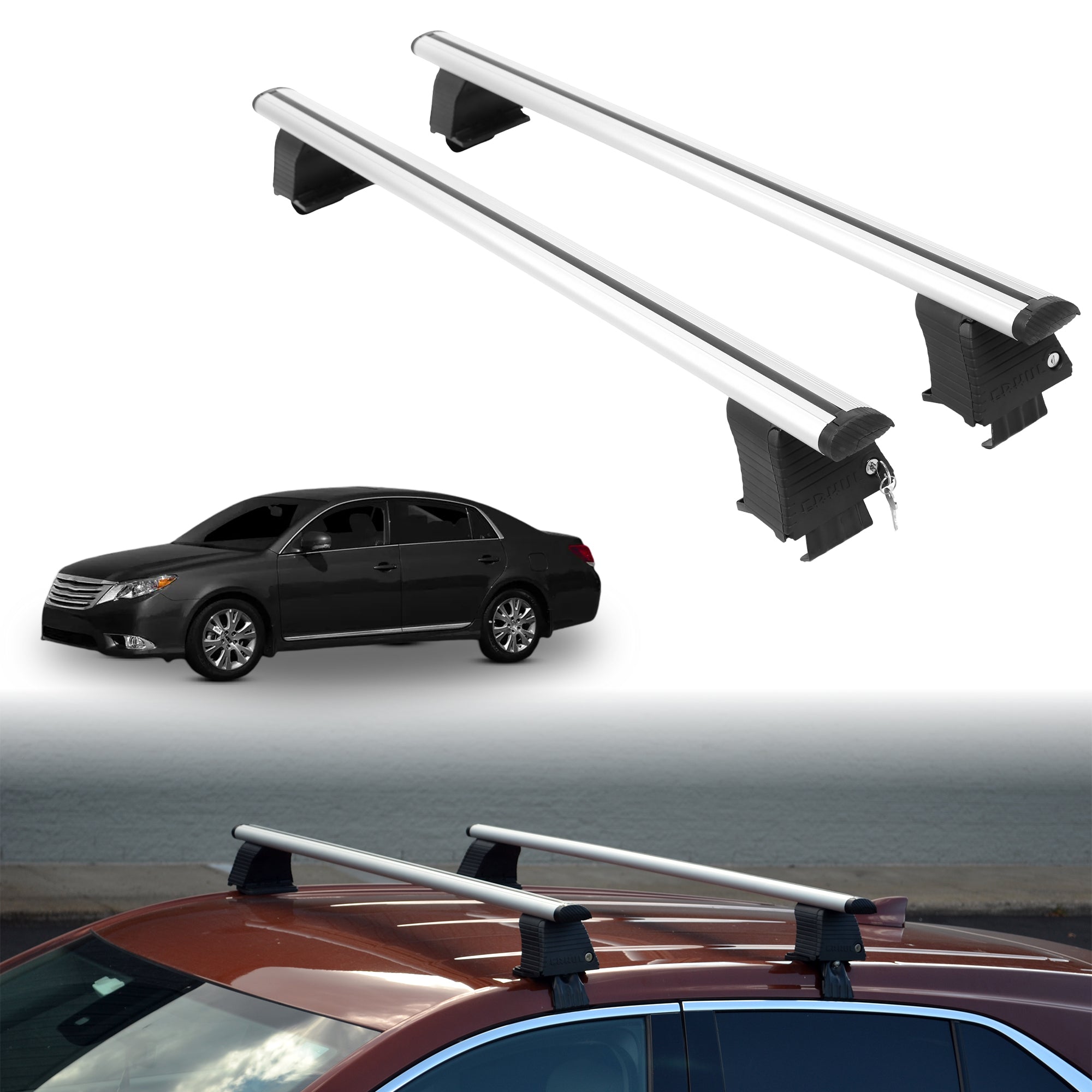 ERKUL Roof Rack Crossbars For TOYOTA AVALON 2005-2012