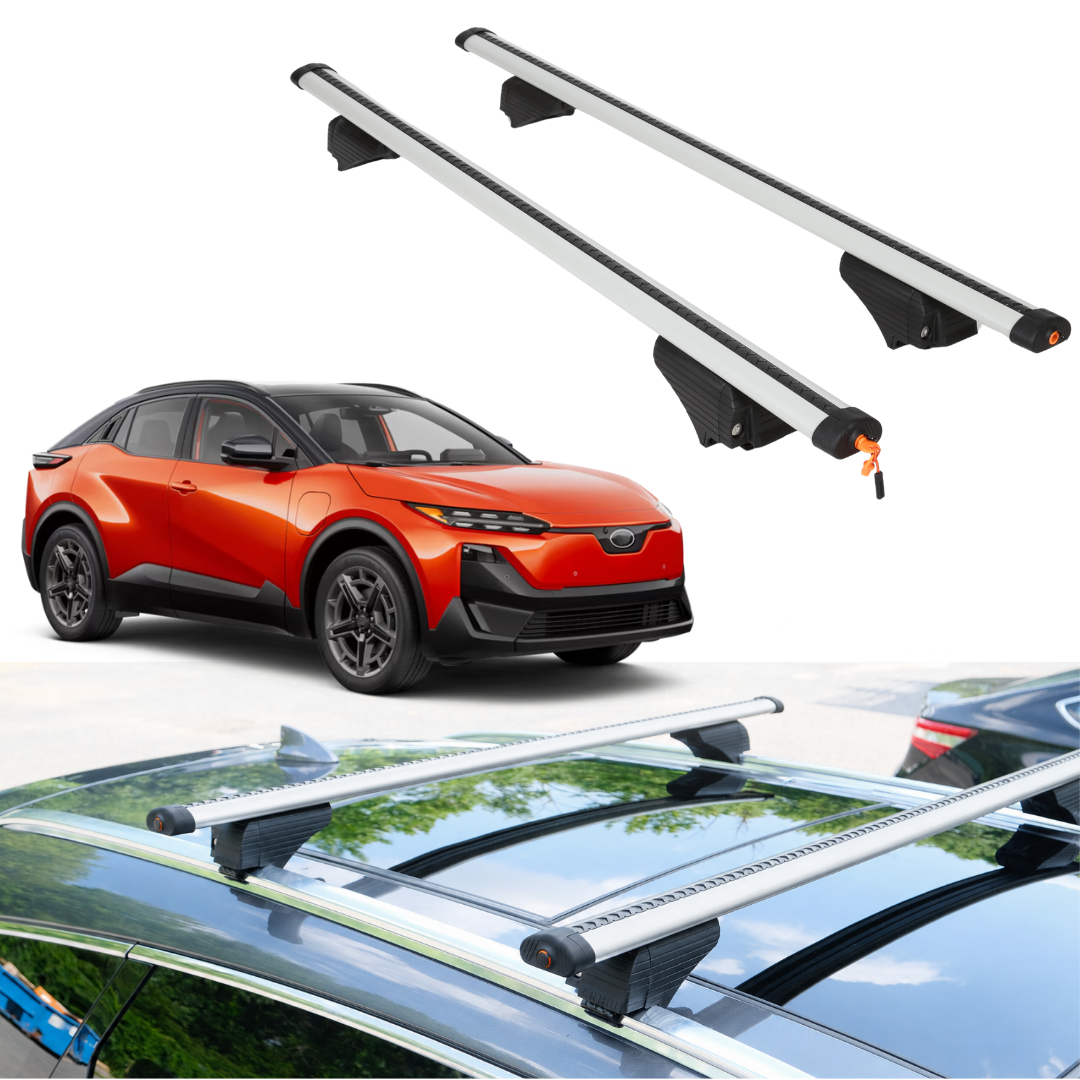 Roof Rack Crossbars for Subaru Uncharted 2026 Fits Flush Rails - Silver