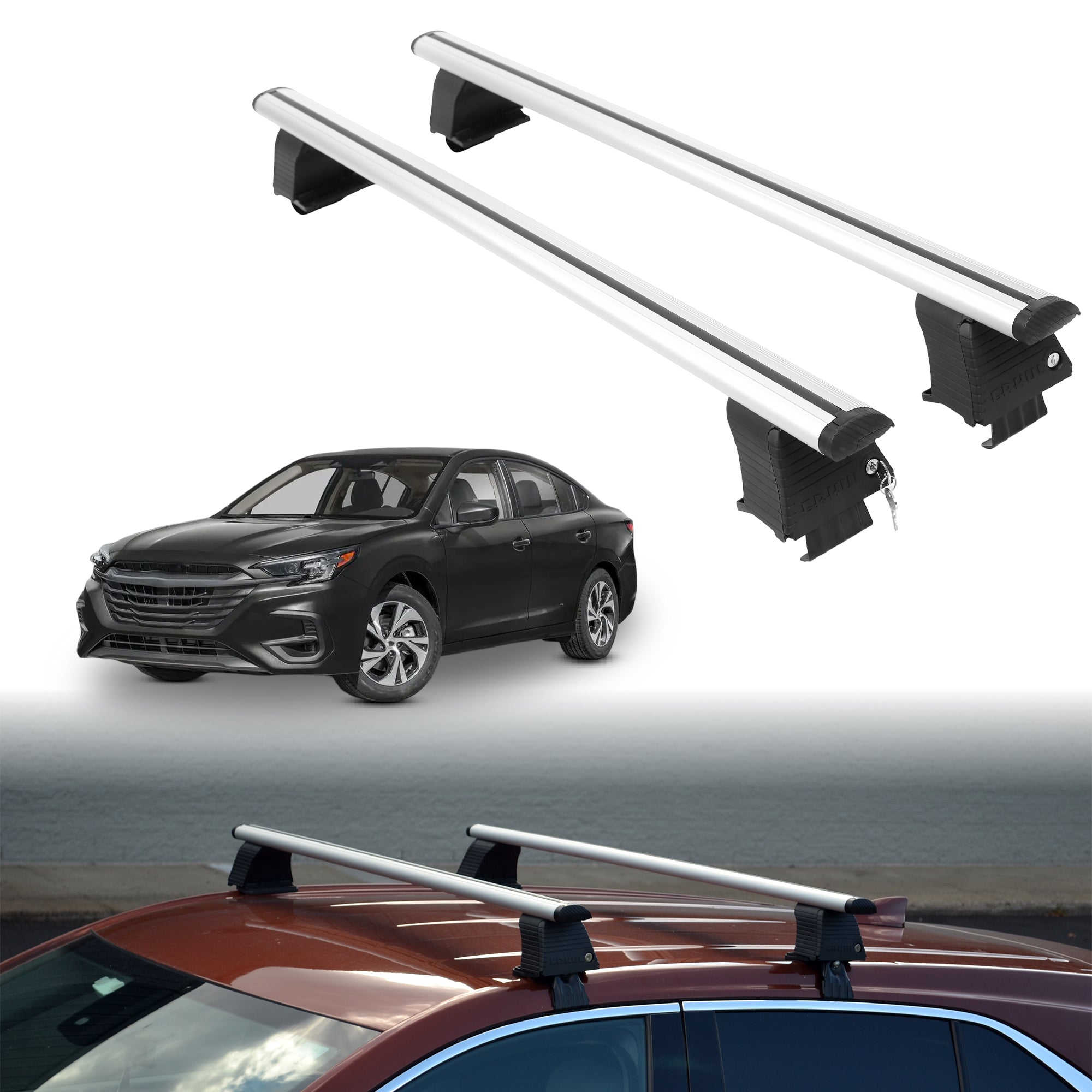 ERKUL Roof Rack Crossbars For SUBARU LEGACY 2020-2025