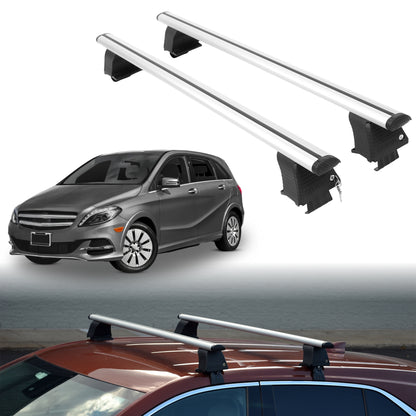 ERKUL Roof Rack Crossbars For MERCEDES B-CLASS ELECTRIC DRIVE 2014-2015