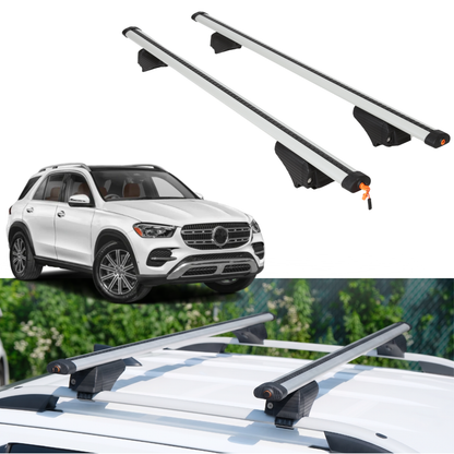 Roof Rack Crossbars for Mercedes-Benz AMG GLE 53 2021-2026 - Silver