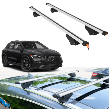Roof Rack Crossbars for Mercedes-Benz AMG GLA 45 2021-2023 - Silver