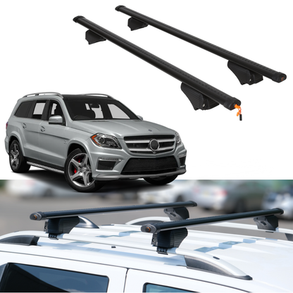 Roof Rack Crossbars for Mercedes-Benz AMG GL 2016 - Black