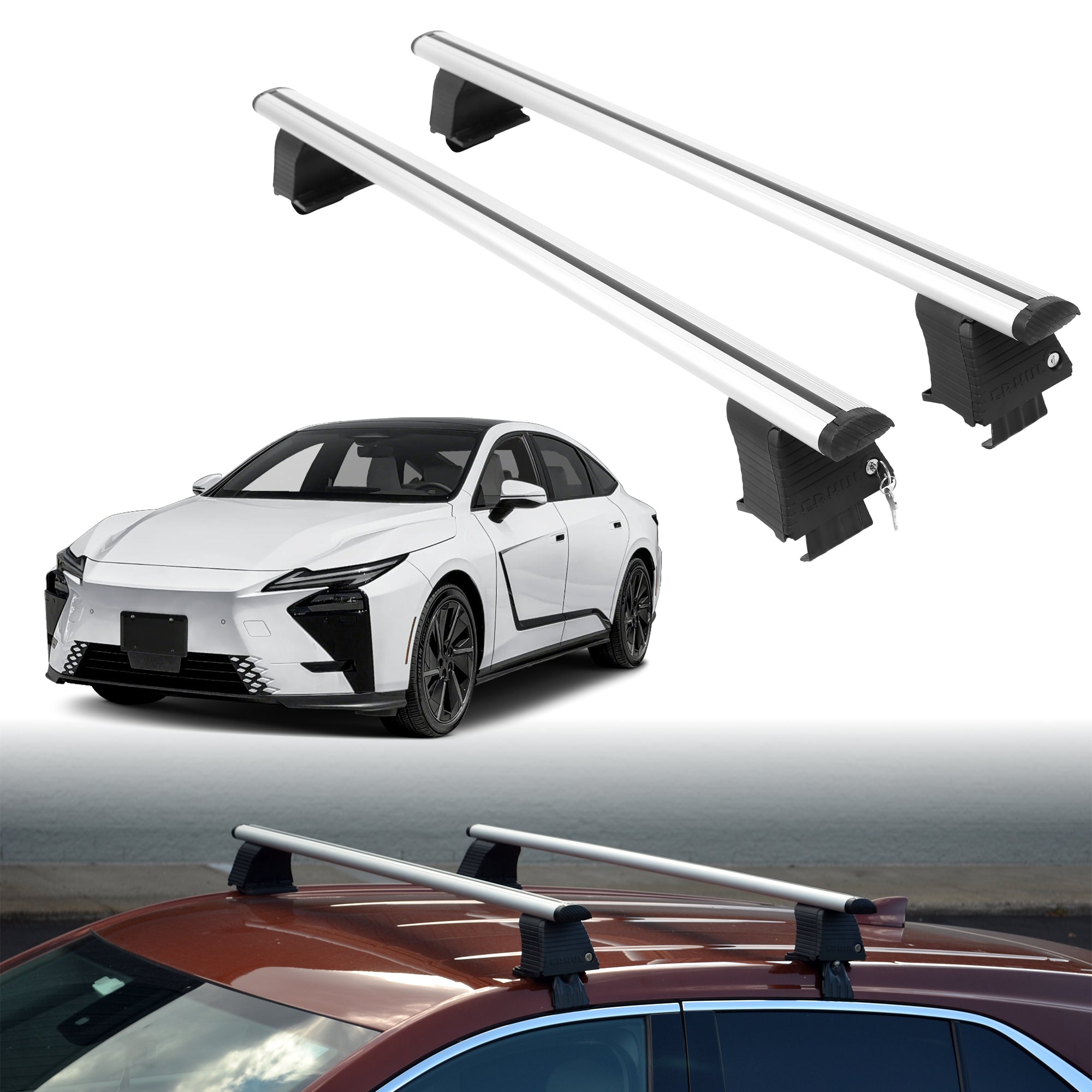 ERKUL Roof Rack Crossbars For LEXUS ES 2026
