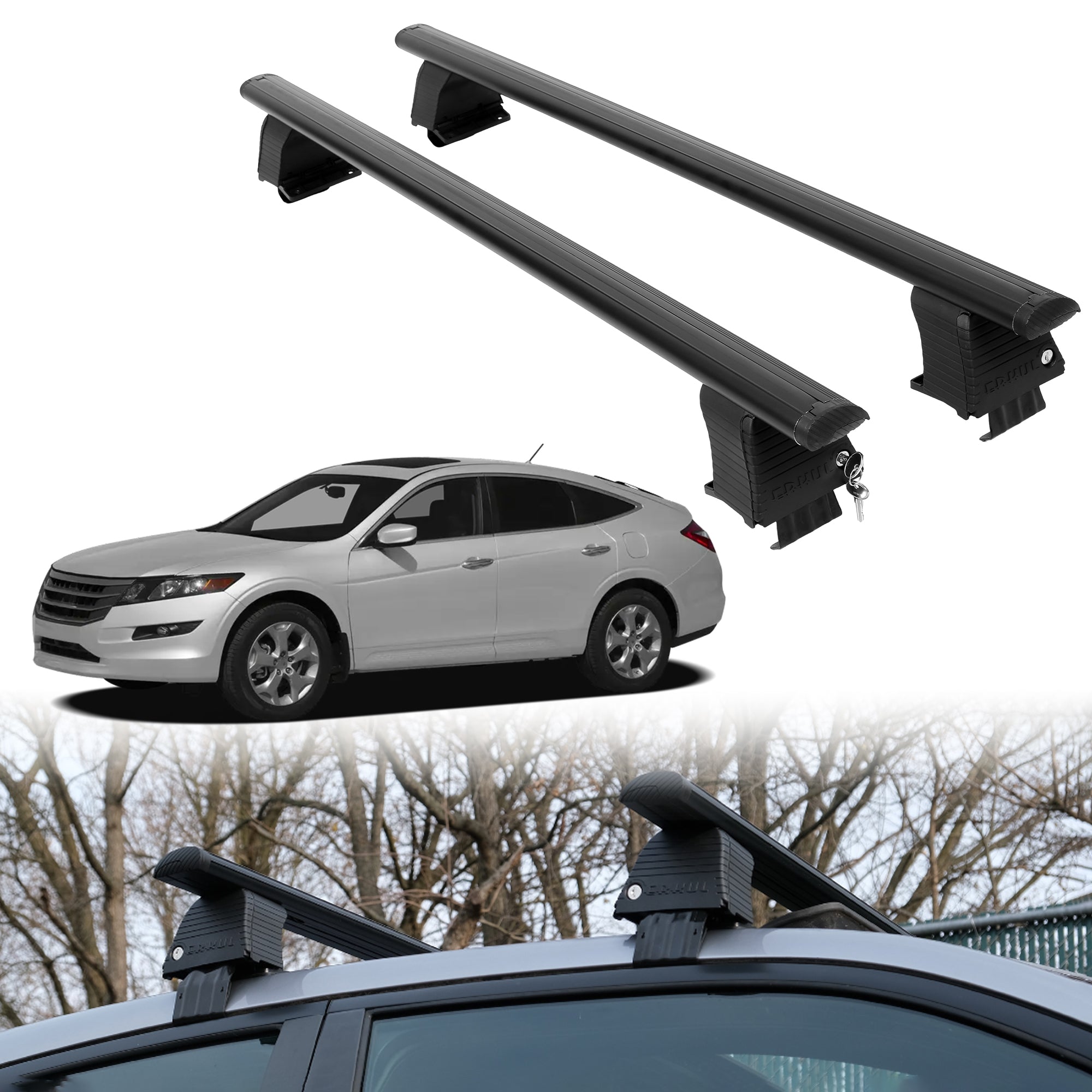 ERKUL Roof Rack Crossbars For HONDA ACCORD CROSSTOUR 2010-2015