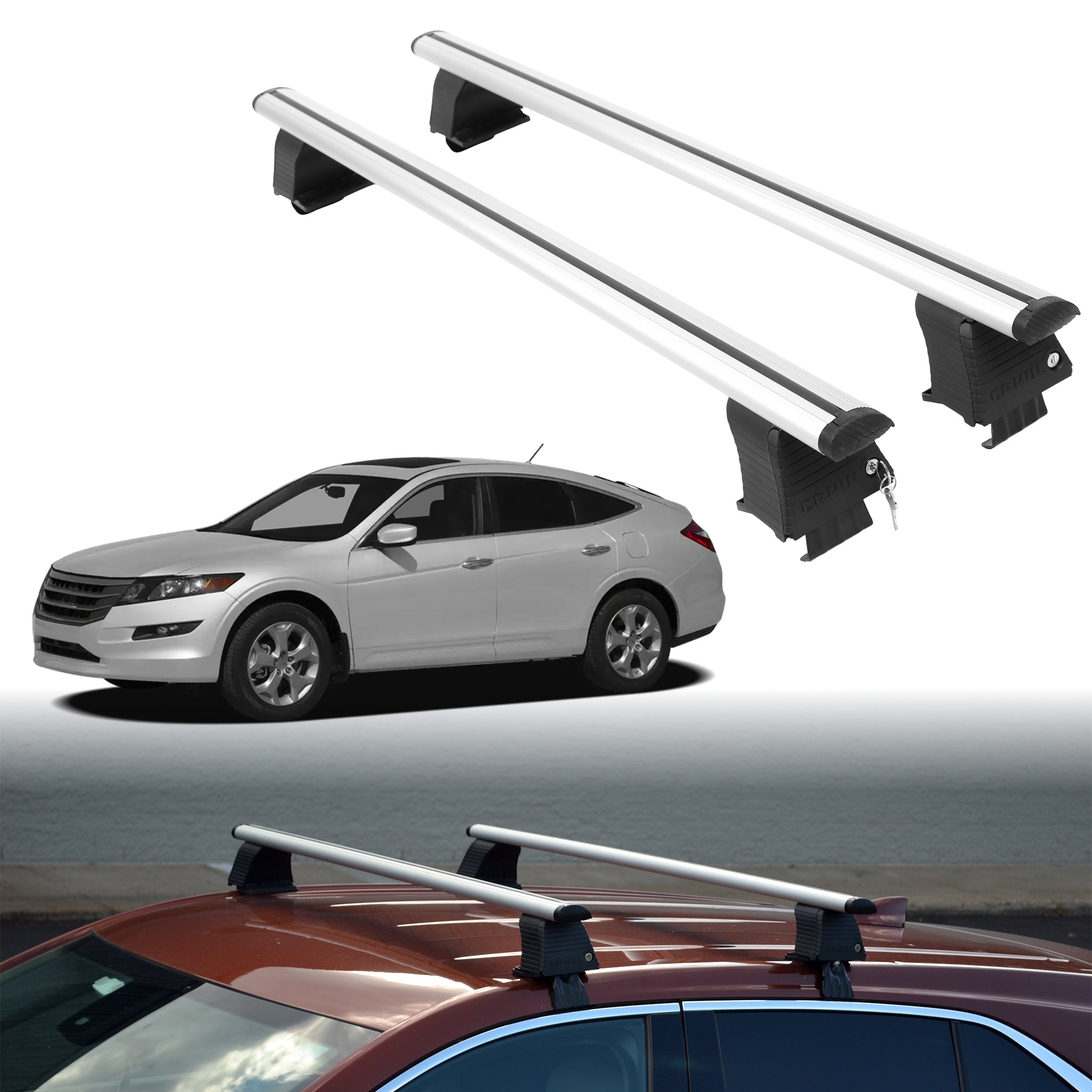 ERKUL Roof Rack Crossbars For HONDA ACCORD CROSSTOUR 2010-2015