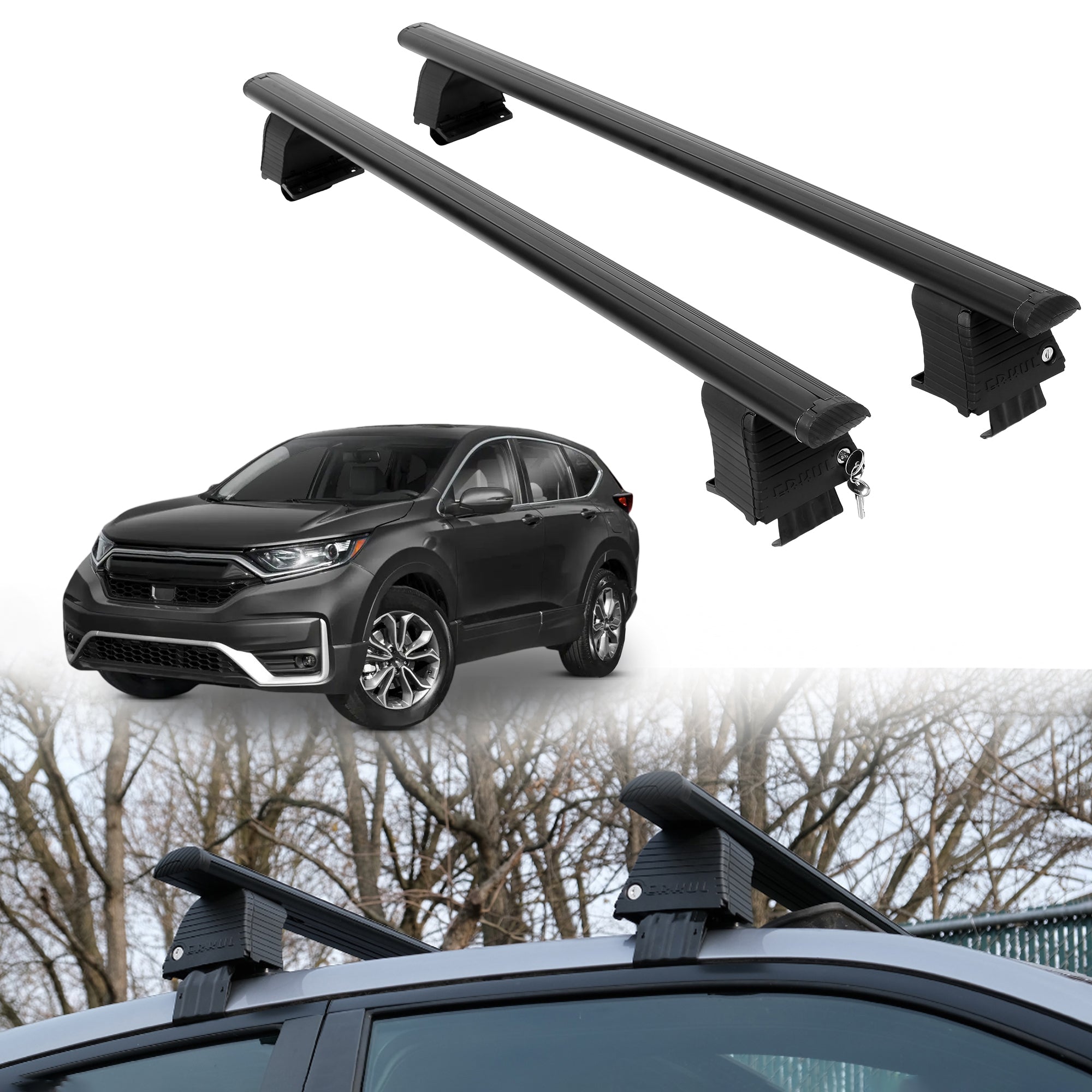 ERKUL Roof Rack Crossbars For HONDA CR-V 2017-2022