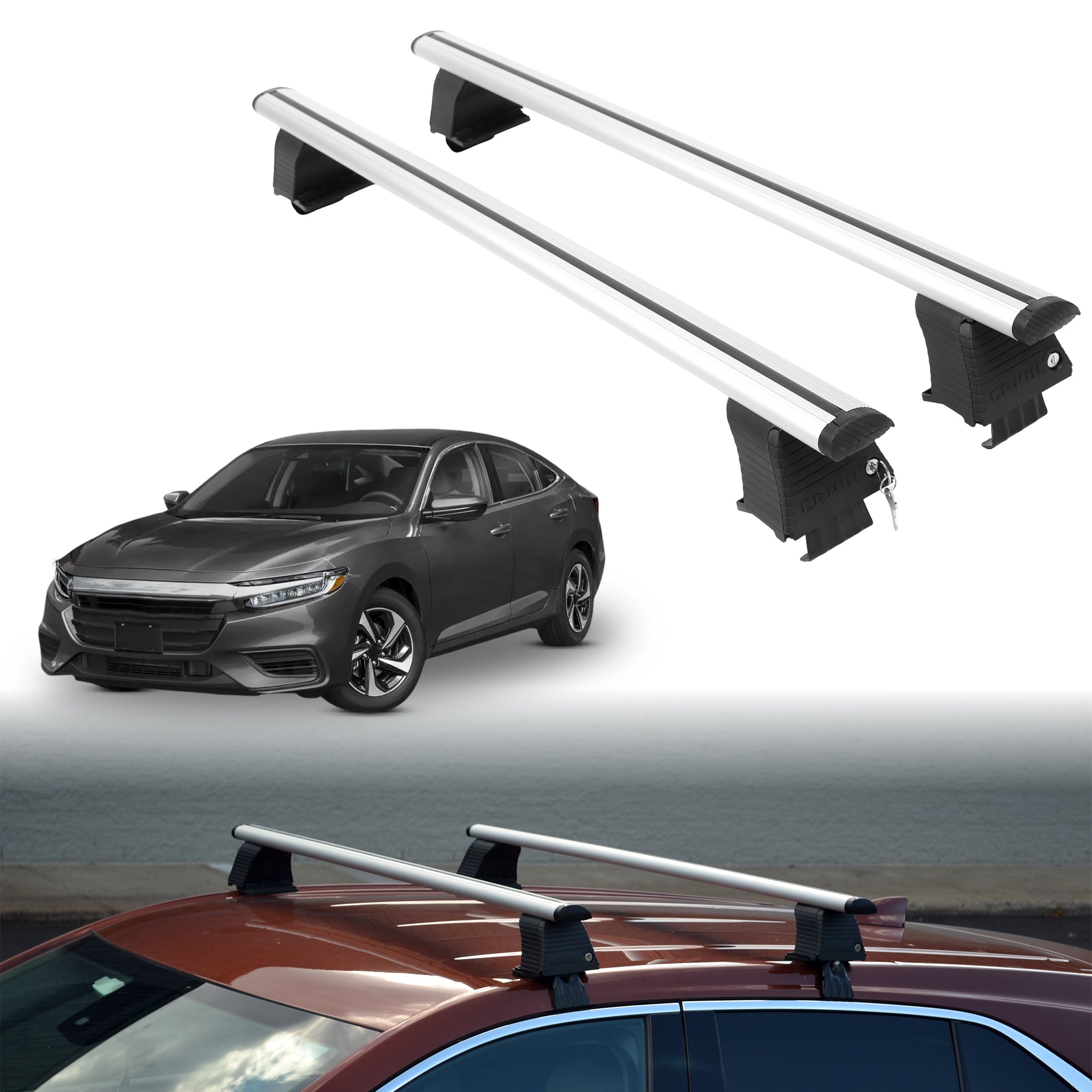ERKUL Roof Rack Crossbars For HONDA INSIGHT 2019-2022