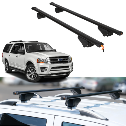 Roof Rack Crossbars for Ford Expedition EL 2007-2017 - Black