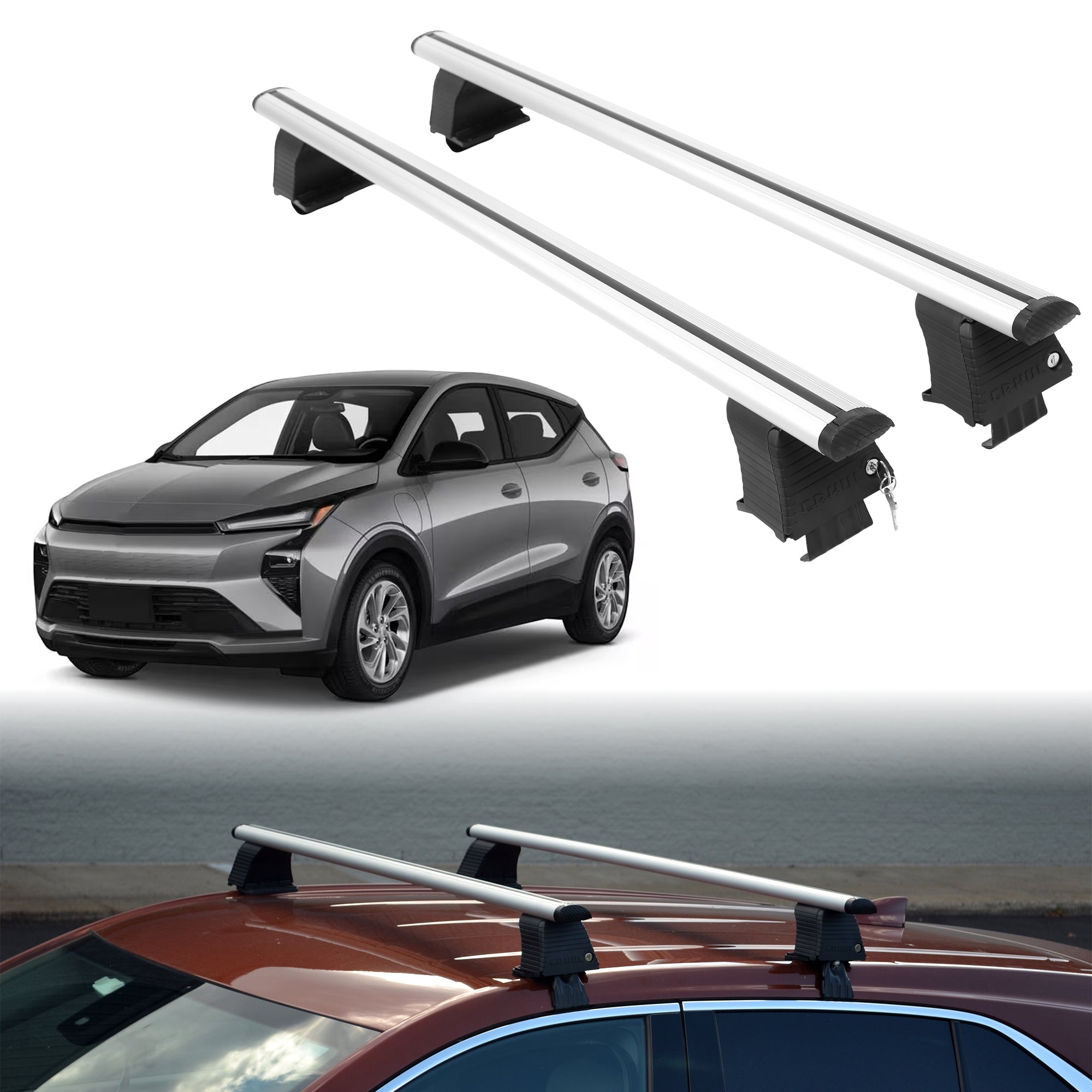 ERKUL Roof Rack Crossbars For CHEVROLET BOLT 2027