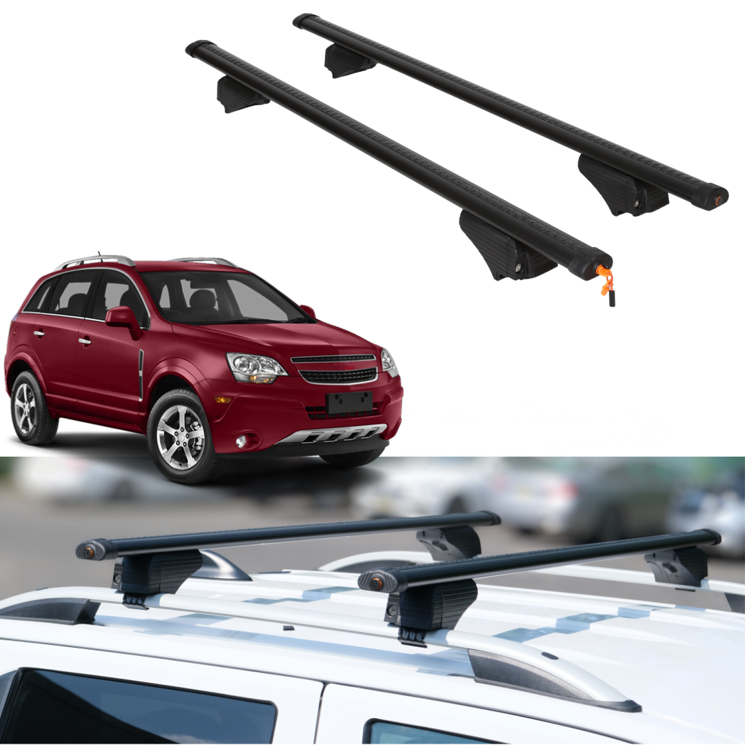 Roof Rack Crossbars for Chevrolet Captiva Sport 2012-2015 - Black