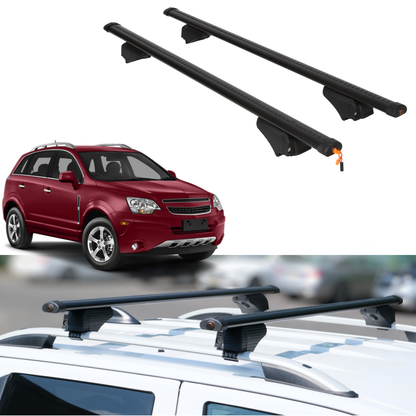 Roof Rack Crossbars for Chevrolet Captiva Sport 2012-2015 - Black