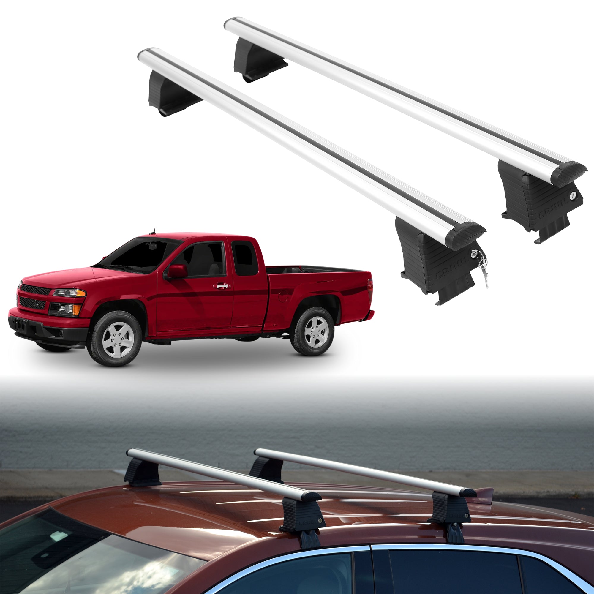 ERKUL Roof Rack Crossbars For CHEVROLET COLORADO 2004-2012