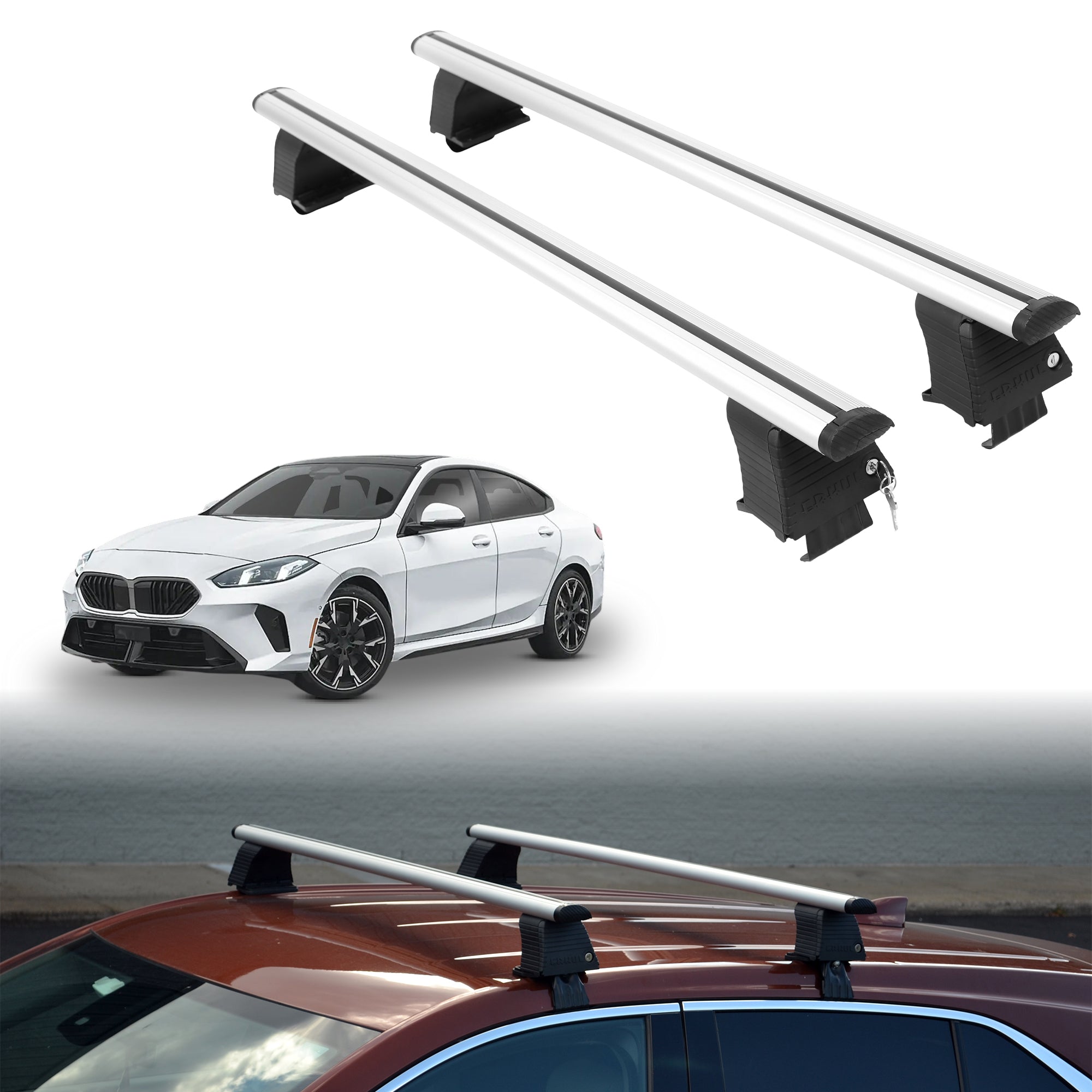 ERKUL Roof Rack Crossbars For BMW 228 GRAN COUPE 2020-2026