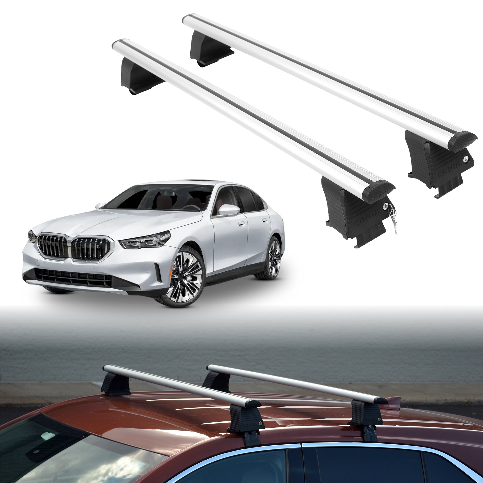 ERKUL Roof Rack Crossbars For BMW I5 2024-2026