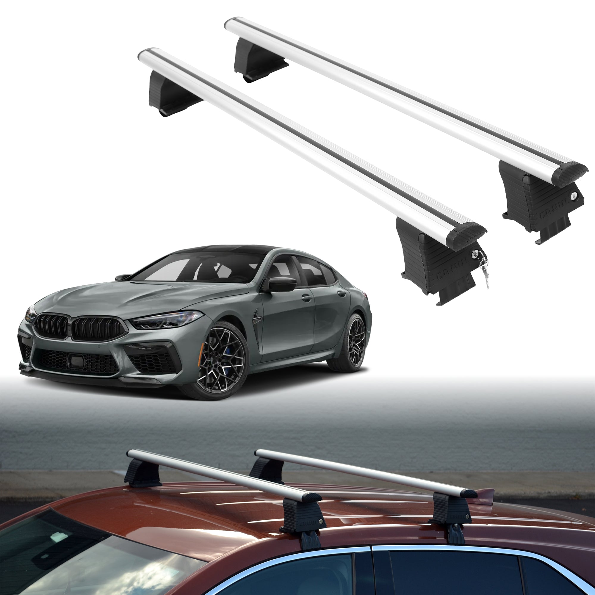 ERKUL Roof Rack Crossbars For BMW M8 GRAN COUPE 2020-2025