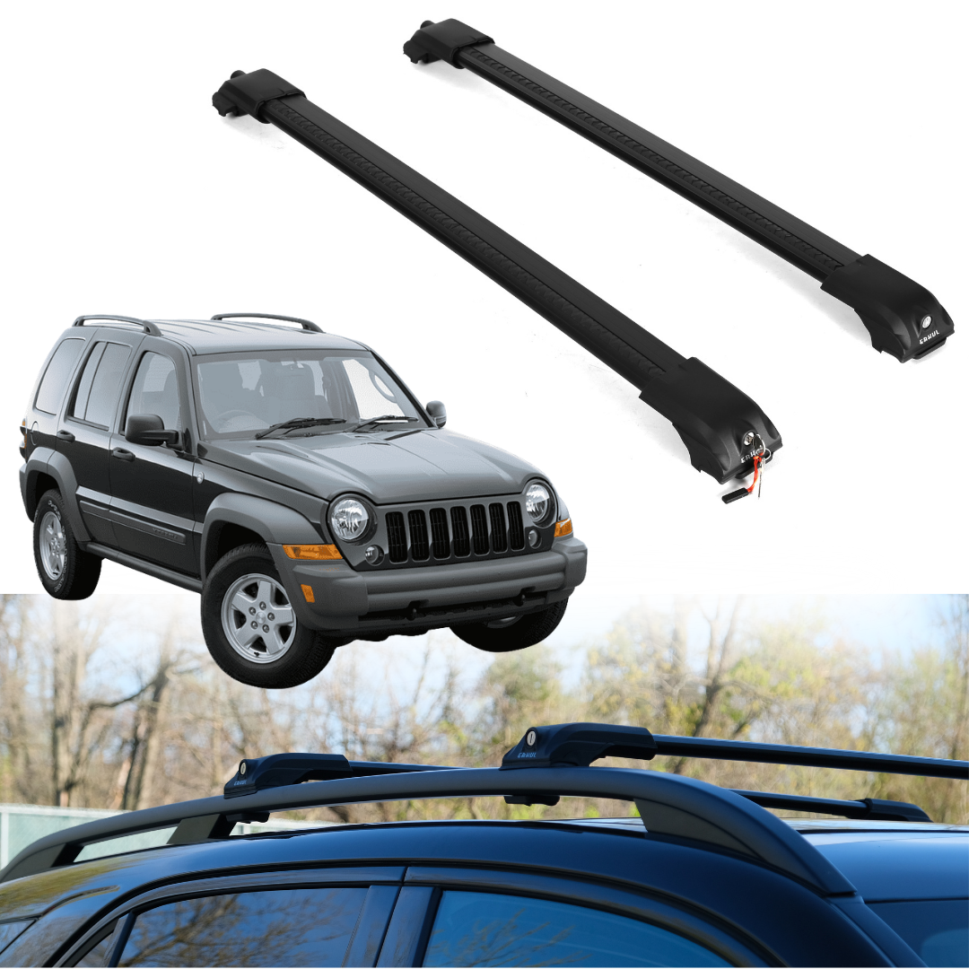 ERKUL Roof Rack Crossbars For JEEP LIBERTY 2002-2007