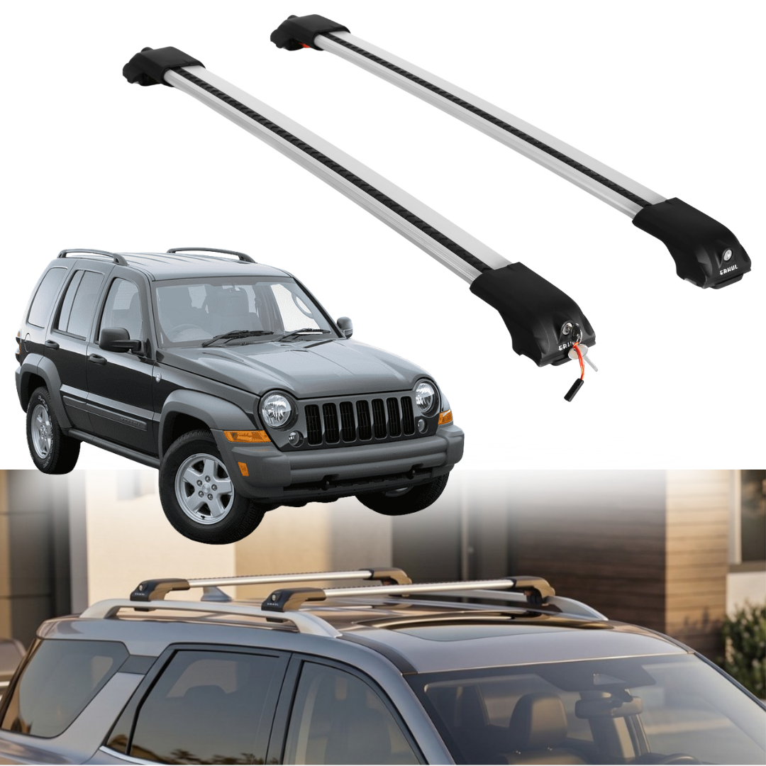 ERKUL Roof Rack Crossbars For JEEP LIBERTY 2002-2007