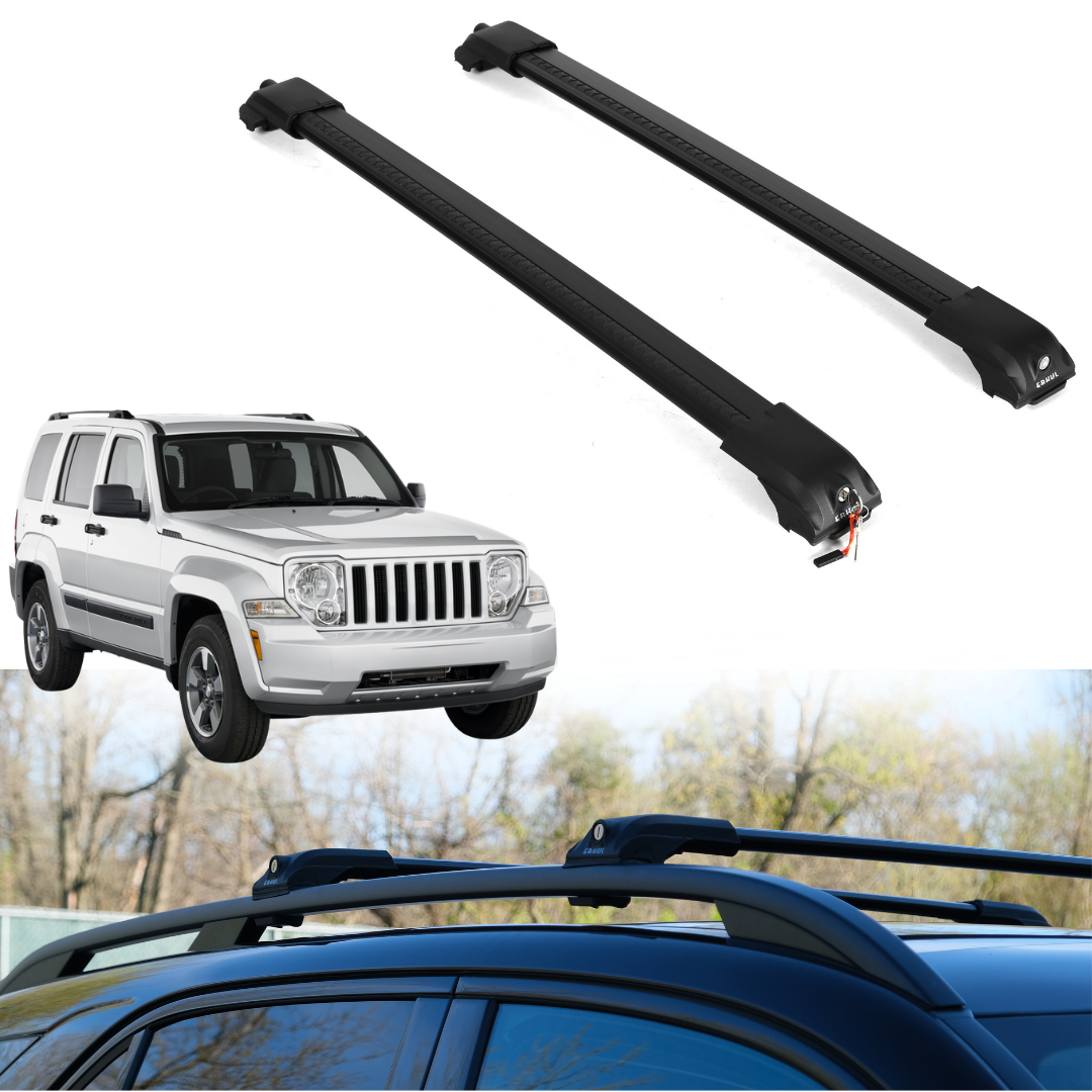ERKUL Roof Rack Crossbars For JEEP LIBERTY 2008-2012