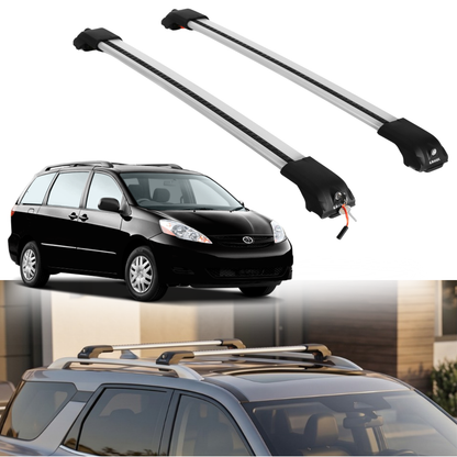 ERKUL Roof Rack Crossbars For TOYOTA SIENNA 2004-2010