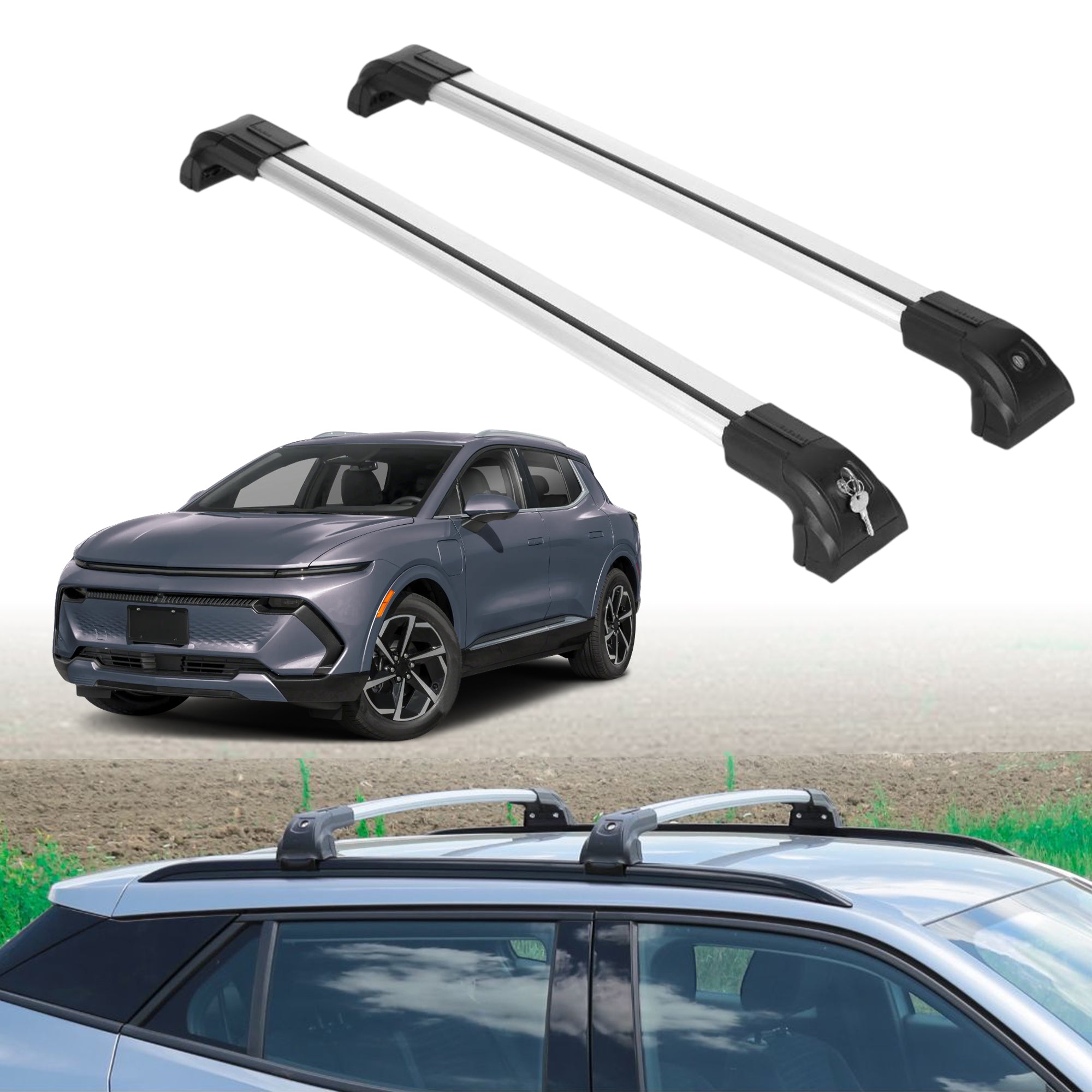 ERKUL Roof Rack Crossbars For CHEVROLET EQUINOX EV 2024-2026