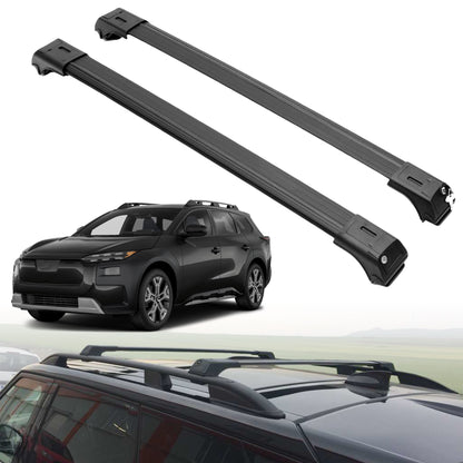 Roof Rack Crossbars for Subaru TrailSeeker 2026 Fits Raised Rails - Black