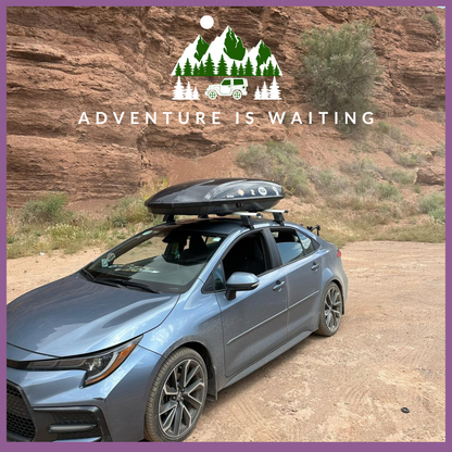 Roof Rack Crossbars for Cadillac CT6 PLUG-IN 2017-2018 - Silver