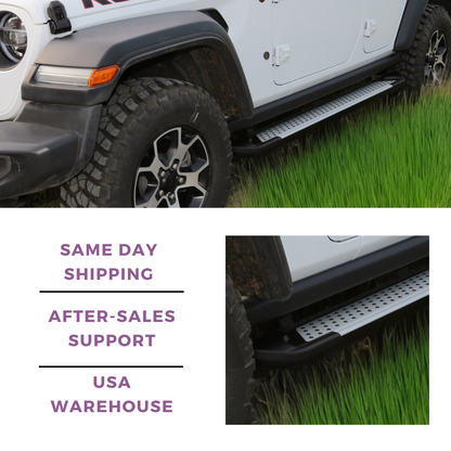BMW X5 2007-2018 Heavy Duty Running Boards Silver