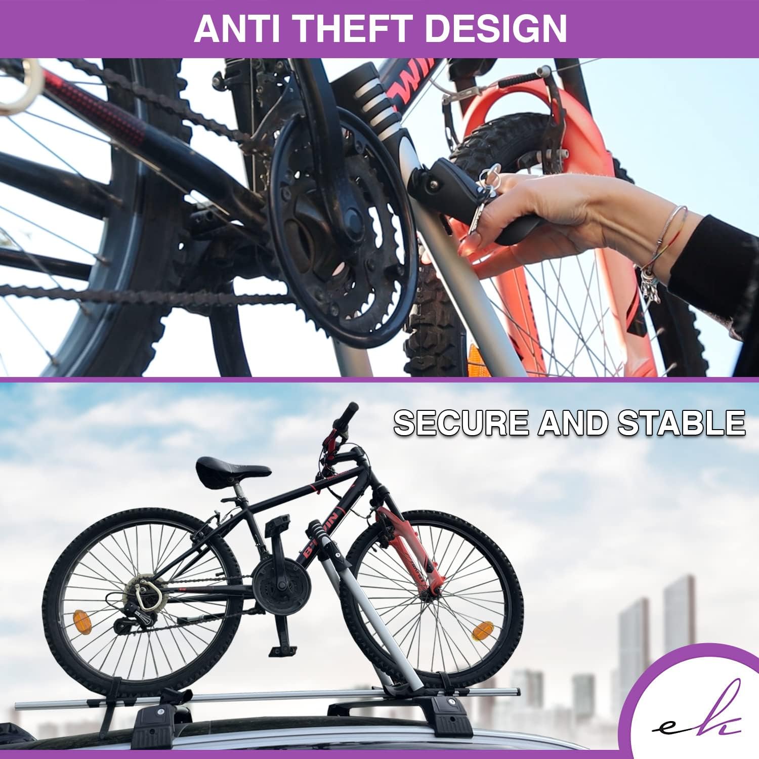 Universal Aluminum Bike Rack for Cars