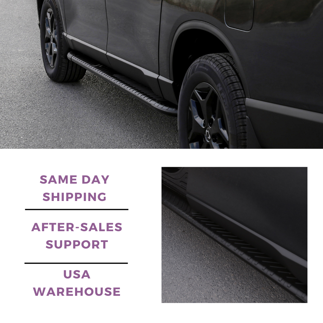 Erkul 5.2" Running Boards for Kia Sorento 2021-2024 - 350 lb - Black