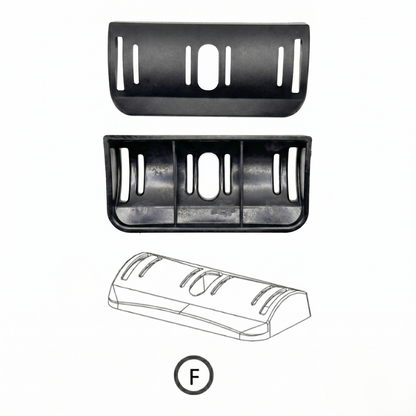 AeroGlide V3 (ECEM V3) - Replacement Parts for Fixed Point Roof Crossbars