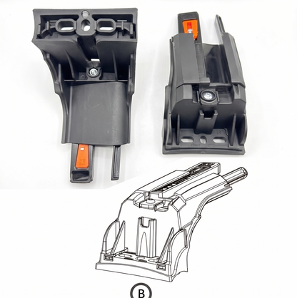 AeroGlide V3 (ECEM V3) - Replacement Parts for Fixed Point Roof Crossbars