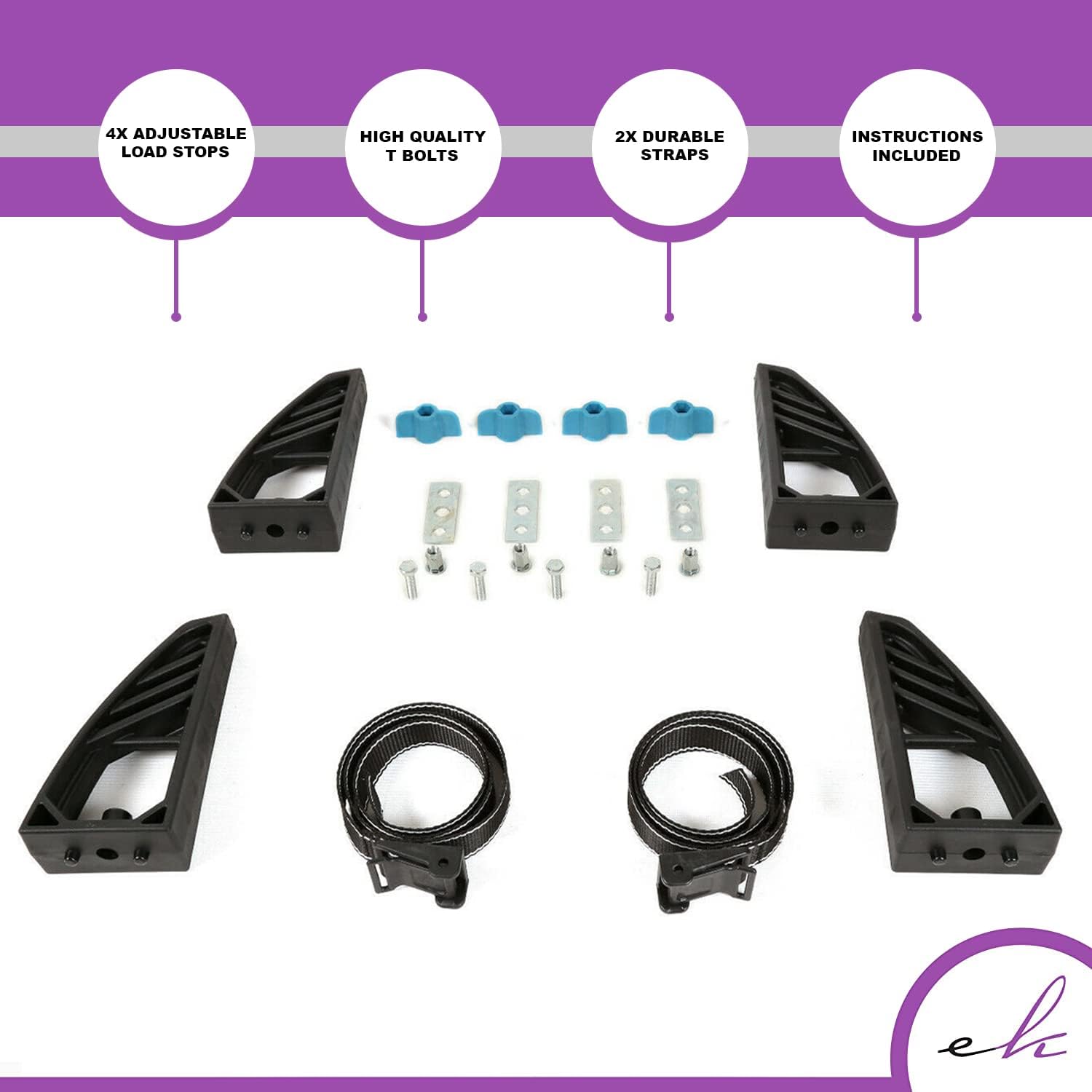 Adjustable Load Stops for Roof Rack Cross Bars | Erkul Auto