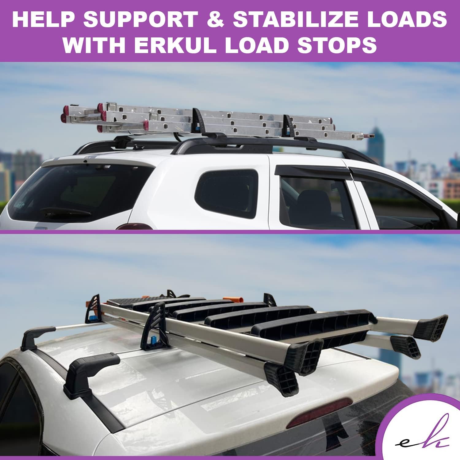 Adjustable Load Stops for Roof Rack Cross Bars | Erkul Auto