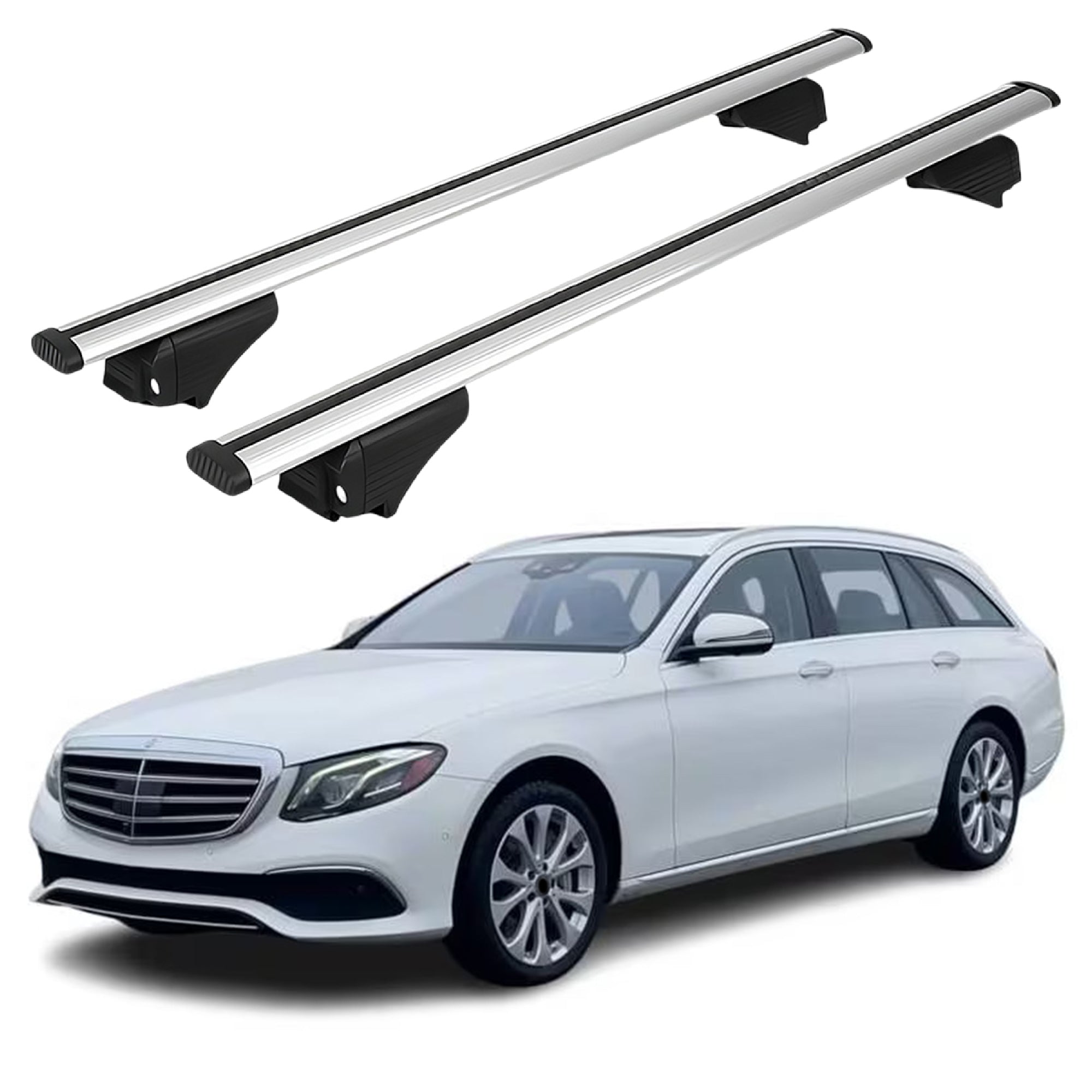 ERKUL Roof Rack Crossbars For MERCEDES-BENZ E-CLASS WAGON 2017-2023